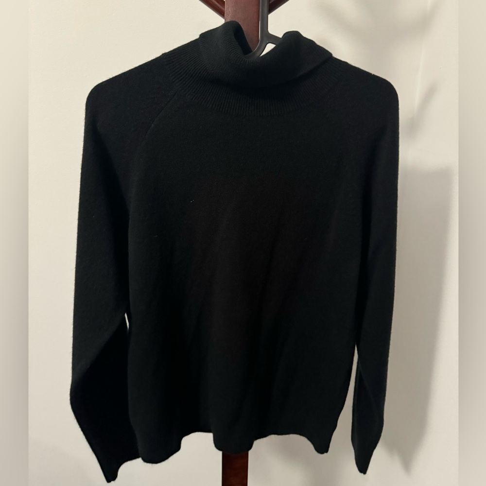 Womens Black Turtleneck Sweater